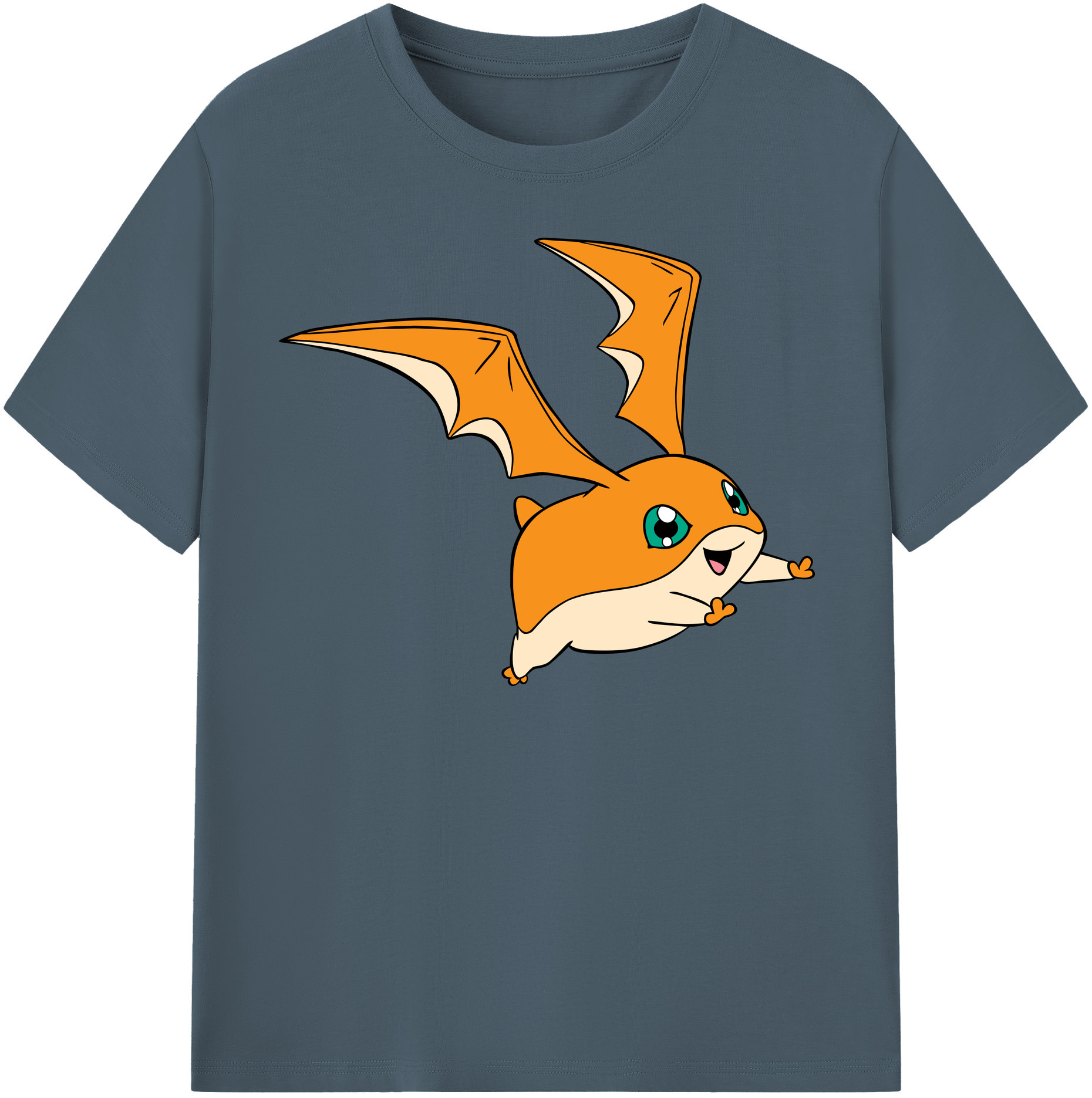 （画像用） Digimon デジタルモンスター/デジモン 綿100％半袖Tシャツ（フロントプリント）